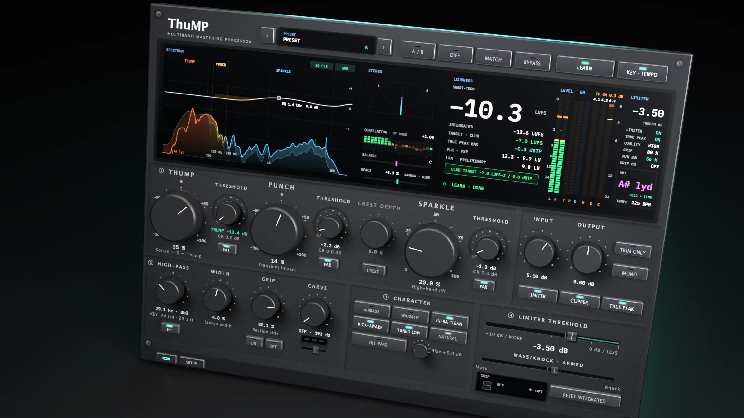ThuMP faceplate